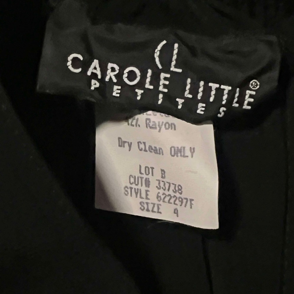 Carole Little Black Midi Skirt